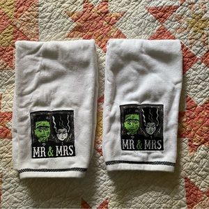 Halloween Frankenstein Monster Decorative Hand Towels